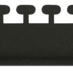 D=800 CABLE TIRE-UP PANEL  BLACK