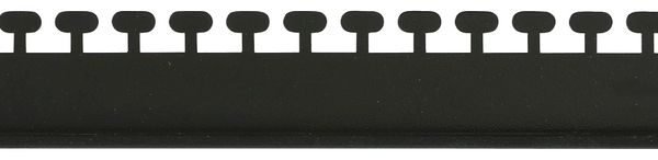 D=800 CABLE TIRE-UP PANEL  BLACK