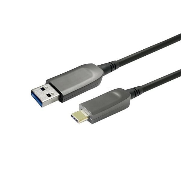 USB-A to USB-C M/M Optic  Fiber Cable 20m