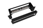 3U 19" ELECTRICAL/DIN RAIL  MODULE - BLACK - Image 2