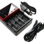 Car Charger for Battery, with  Euro AC Power Cord and Plug  In Charger