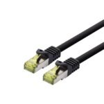 PATCH CABLE SFTP/AWG26/LSOH  1,5M - CAT6A 500Mhz - BLACK
