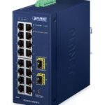 IP30 Industrial L2/L4 16-Port  10/100/1000T + 2-Port  100/1000X SFP Managed Switch