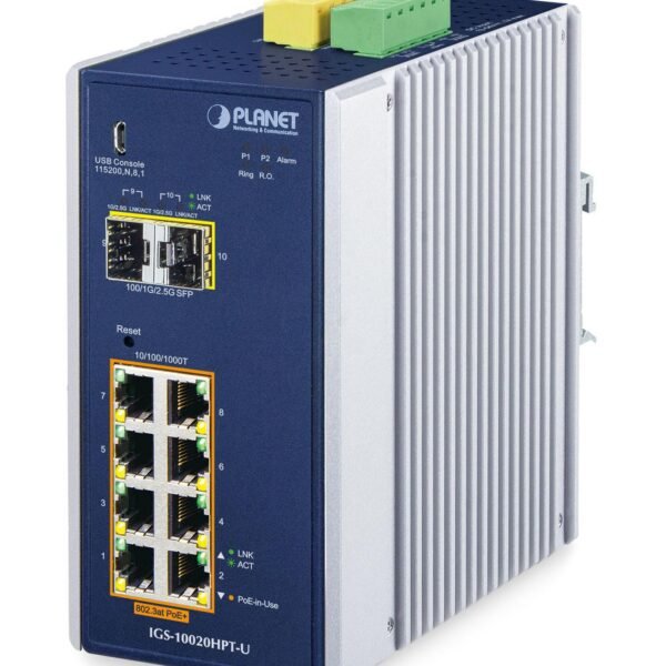 DIN-Rail L2+/L3 Manageable  Industrial Gigabit POE Switch
