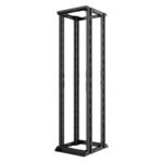 19" 46U Open Rack Double  Frame W:530 x D:600 x  H:2160mm - Black