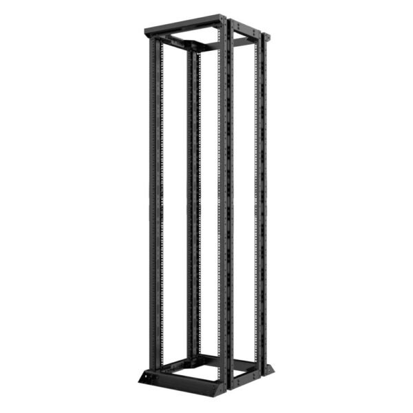 19" 46U Open Rack Double  Frame W:530 x D:600 x  H:2160mm - Black