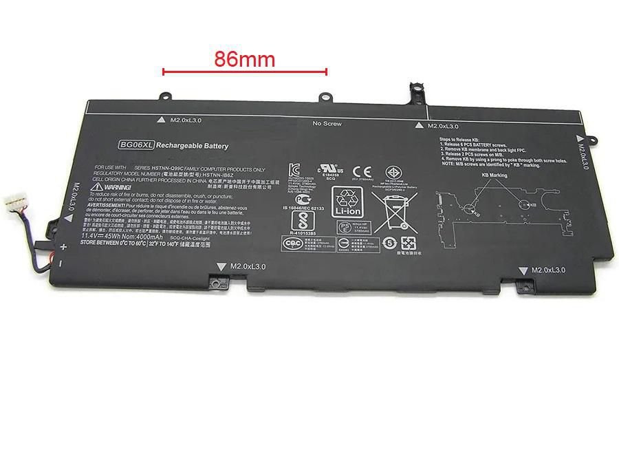 Img_32085926.jpg Laptop Battery for HP 36.00Wh 11.4V 3200mAh 36Wh 6 Cell Li-Pol 11.4V 3.2Ah HP ELITEBOOK 1040 G3 SERIES. HP Folio 1040 G3, Please check - Image 1