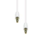 3-Pin Slim Cable M-M White 2M