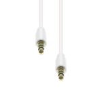 3-Pin Slim Cable M-M White  0.5M
