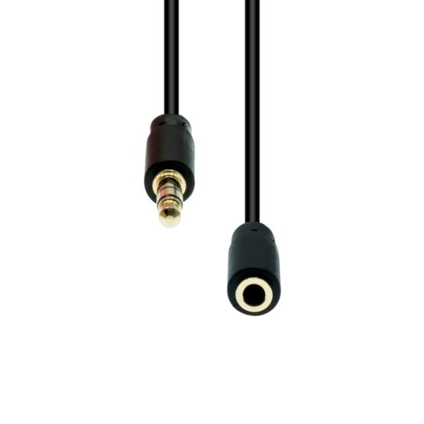 4-Pin Slim Extension Cable  Black 5M