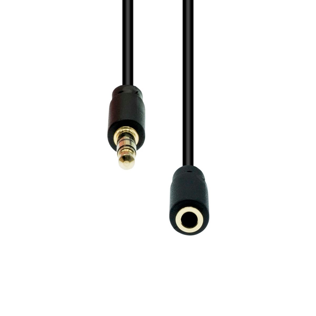 Img_32106929.jpg 4-Pin Slim Extension Cable Black 1.5M - Image 1