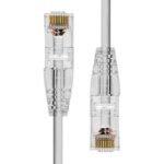 Slim CAT6A UTP Ethernet Cable  Grey 12.5m - Image 2