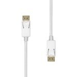 DisplayPort Cable 1.2 5M White