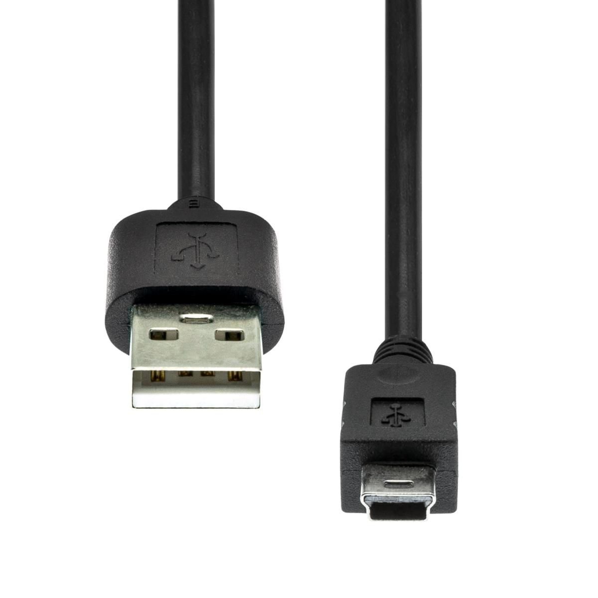 Img_32155776.jpg USB 2.0 A to Mini B 5P M/M Black 1.5M - Image 1