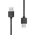 USB 2.0 Cable A to A M/M  Black 1M