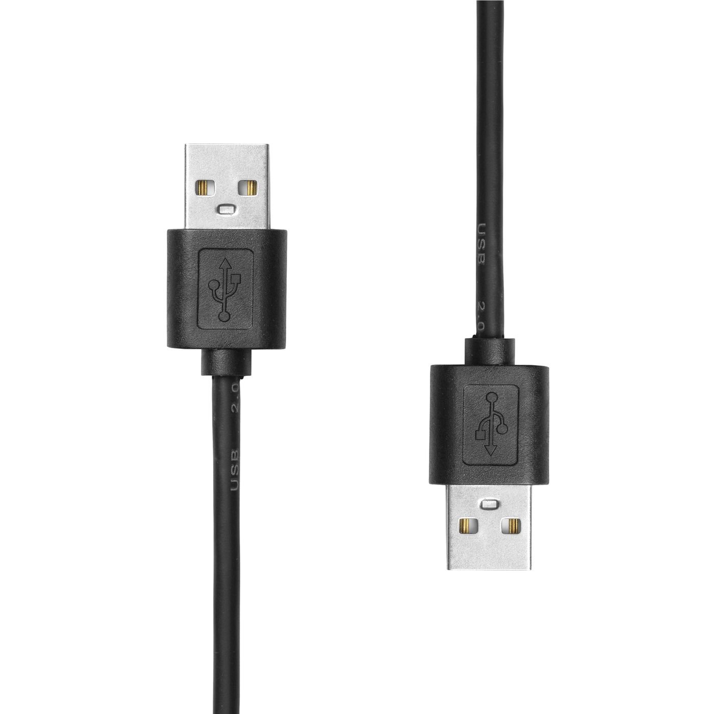 Img_32155782.jpg USB 2.0 Cable A to A M/M Black 2M - Image 1