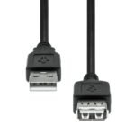 USB 2.0 Extension Cable Black  3M