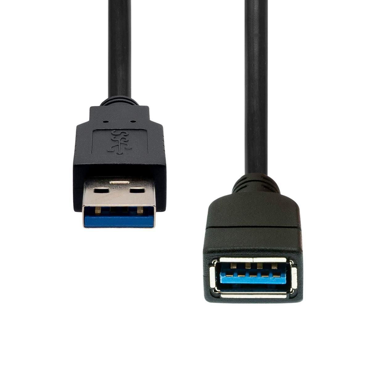 Img_32155834.jpg USB 3.2 Gen1 Extension Cable Black 1M - Image 1