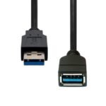 USB 3.2 Gen1 Extension Cable  Black 5M