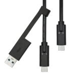USB-C 3.2 G2 Cable with USB-A  Adapter 1M