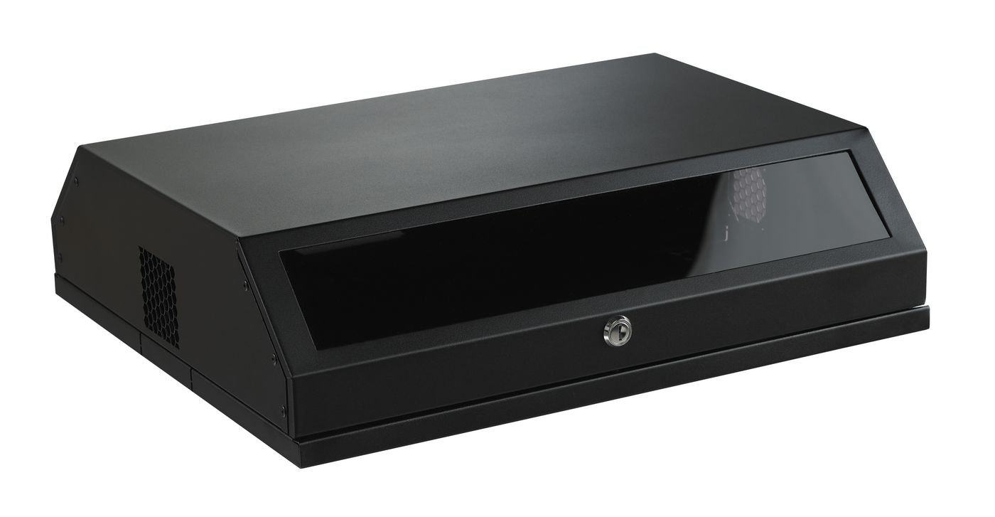 Img_32207677.jpg 19" 3U+5U= 8U W= 537mm D=475mm BLACK WALL MOUNT BLACK - Image 1