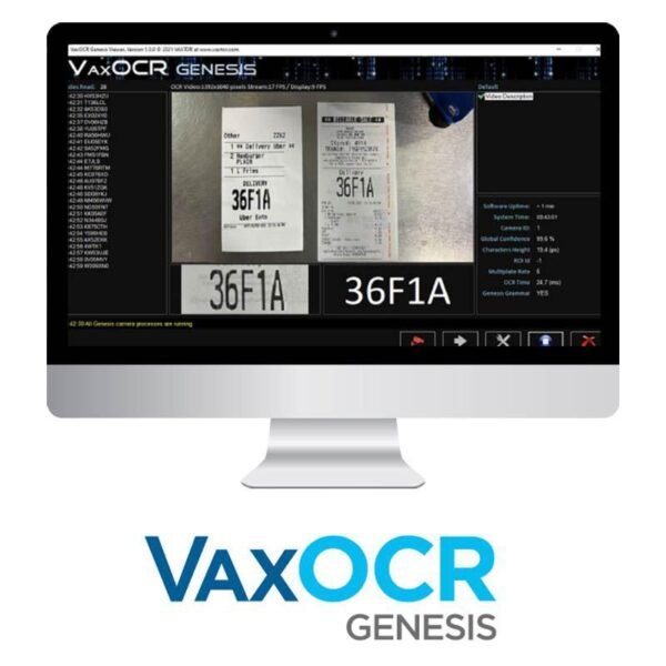 ER-OCR-OC-VAX OCR on camera license from  Vaxtor