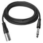 XLR M - Stereo Jack  6.35mm .