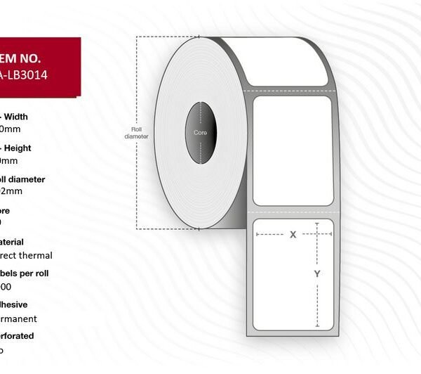 Capture CA-LB3014 printer label White