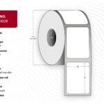Label 102x152, Core 76,  Diameter 175 mm. Thermal  transfer. Paper. Permanent. 950 labels per roll. 4 rolls per box.