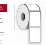Label 102x210, Core 76,  Diameter 156 mm. Thermal  print. Uncoated. Permanent. 640 labels per roll. 12 rolls per box.