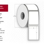 Label 102x74, Core 40,  Diameter 121 mm. Thermal  print. Top coated. Permanent. 1000 labels per roll. 12 rolls per box.