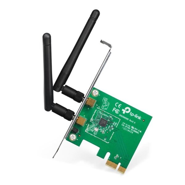 300Mbps Wireless N PCI Express Adapter 2T2R, 2.4GHz, 802.11n/g/b, with 2 detachable antennas