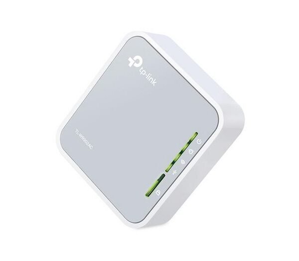 TL-WR902AC AC750 DUAL BAND TL-WR902AC, Dual-band (2.4  GHz / 5 GHz), Wi-Fi 5 (802.11ac), 733 Mbit/s, 802.11a,Wi-Fi 5