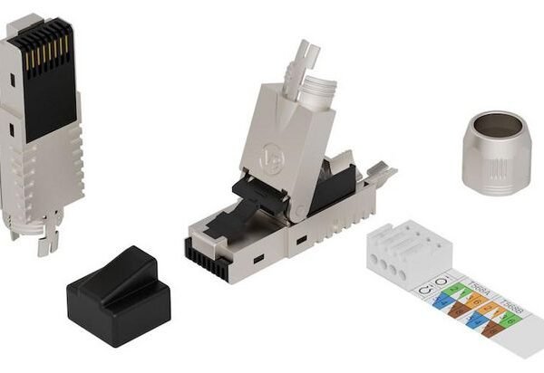 RJ45 FTP plug Cat6a for  AWG22-23 solid/stranded  conductor