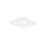 Self-adhesive Zip Tie Mounts,  25mm x 25mm, 50pcs, White