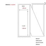 Capture CA-LB3045 printer label White