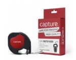Capture CA-S0721630 label-making tape Black on red