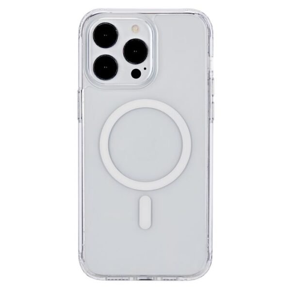 BERLIN iPhone 15 Pro Max  Clear Magnetic Cover.  Material: TPU and PC