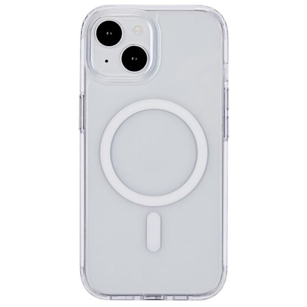 BERLIN iPhone 15 Plus Clear  Magnetic Cover. Material: TPU  and PC