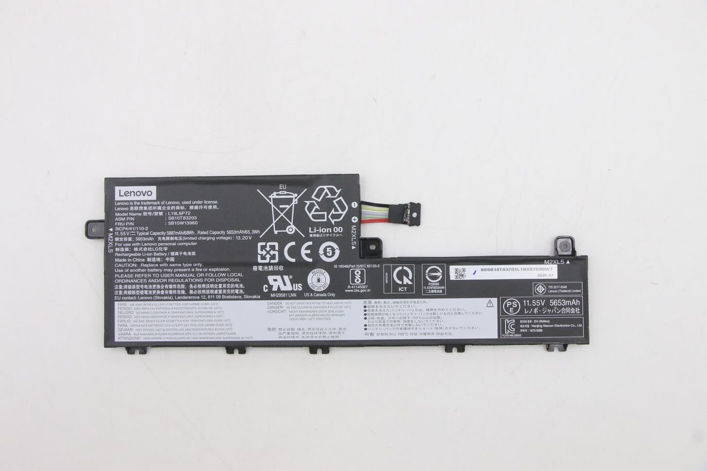 Img_32565786.jpg 68Wh internal lithium-ion battery for Lenovo laptops - Image 1