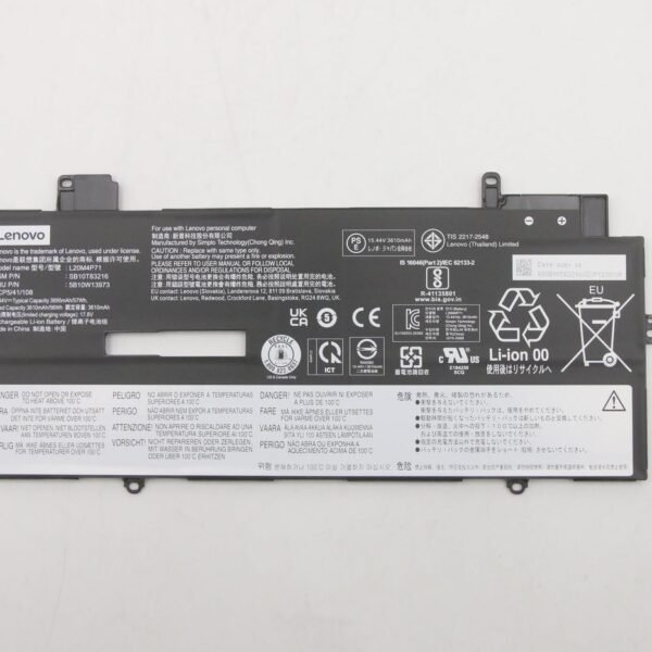 57Wh internal lithium-ion  battery pack for Lenovo  devices