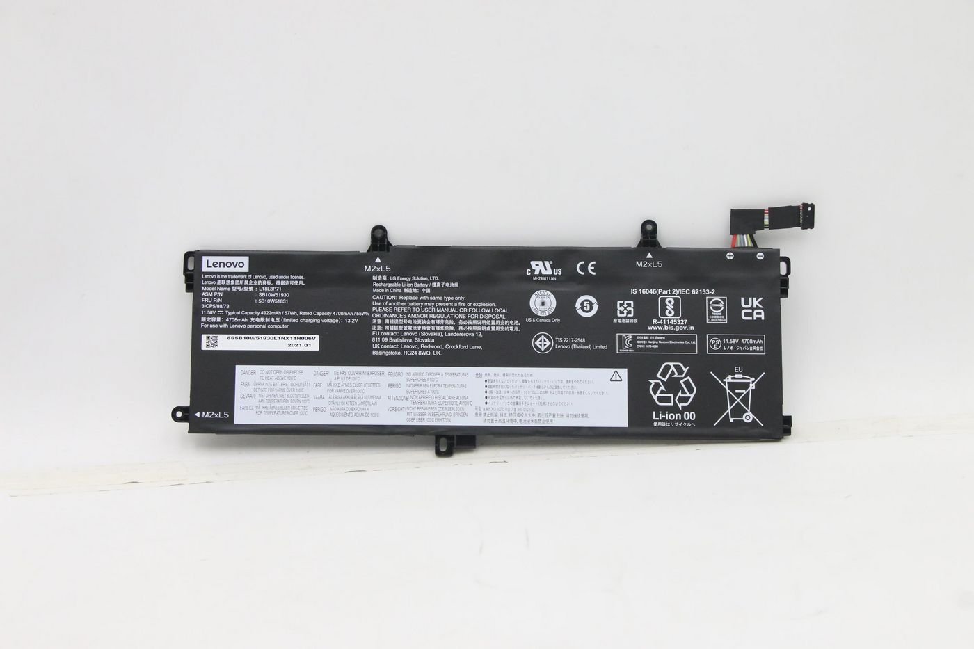 Img_32565790.jpg 57Wh internal Lithium-Ion battery for Lenovo systems - Image 1