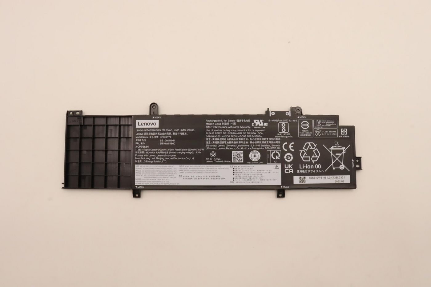 Img_32565794.jpg 39.3Wh internal lithium-ion battery for Lenovo laptops - Image 1