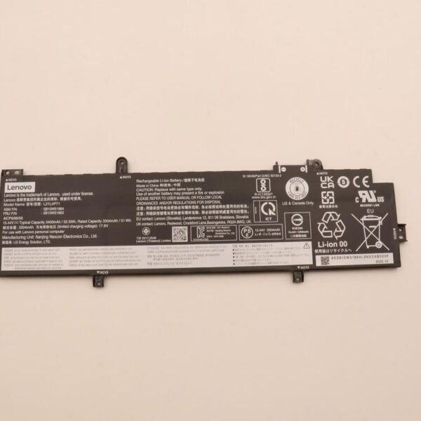 52.5Wh lithium-ion internal  battery for Lenovo notebooks