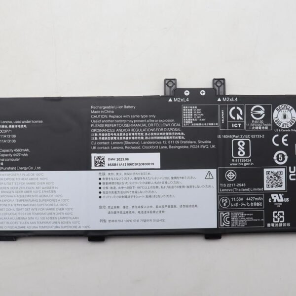 52.8Wh Lithium-ion internal  battery for Lenovo