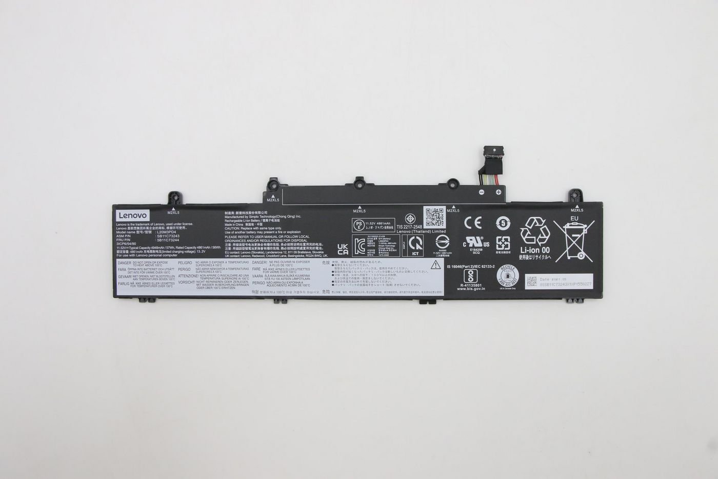 Img_32565821.jpg 57Wh 3-cell battery for Lenovo E14/E15 series - Image 1