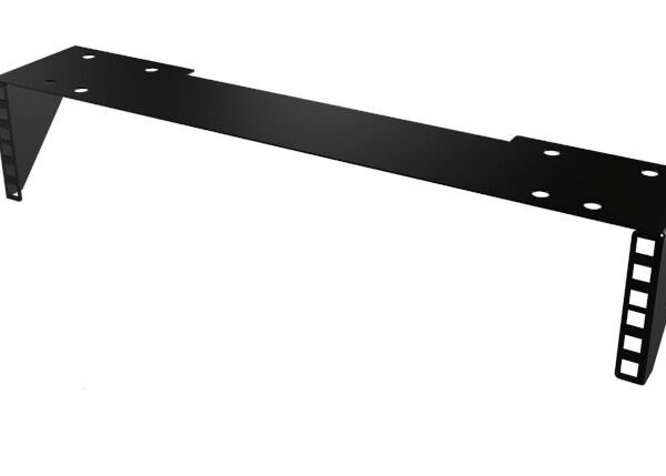 19" 2U Open Frame Vertical  Wall Mount - Black