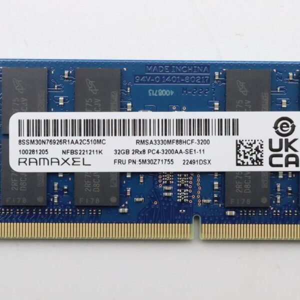 32GB DDR4 SODIMM memory module