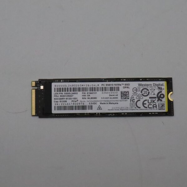 512GB M.2 2280 PCIe 4.0 x4  solid-state drive