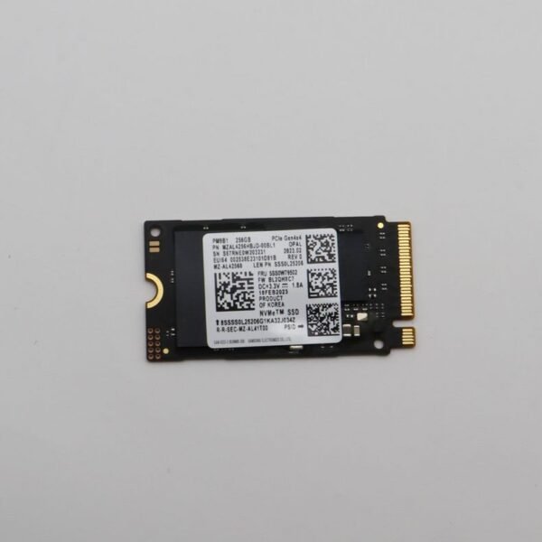 256GB M.2 2242 PCIe 4.0 NVMe  SSD